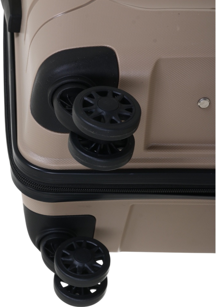 Чемодан Compass №XY007 M 59 л капучино 60x41x24 см