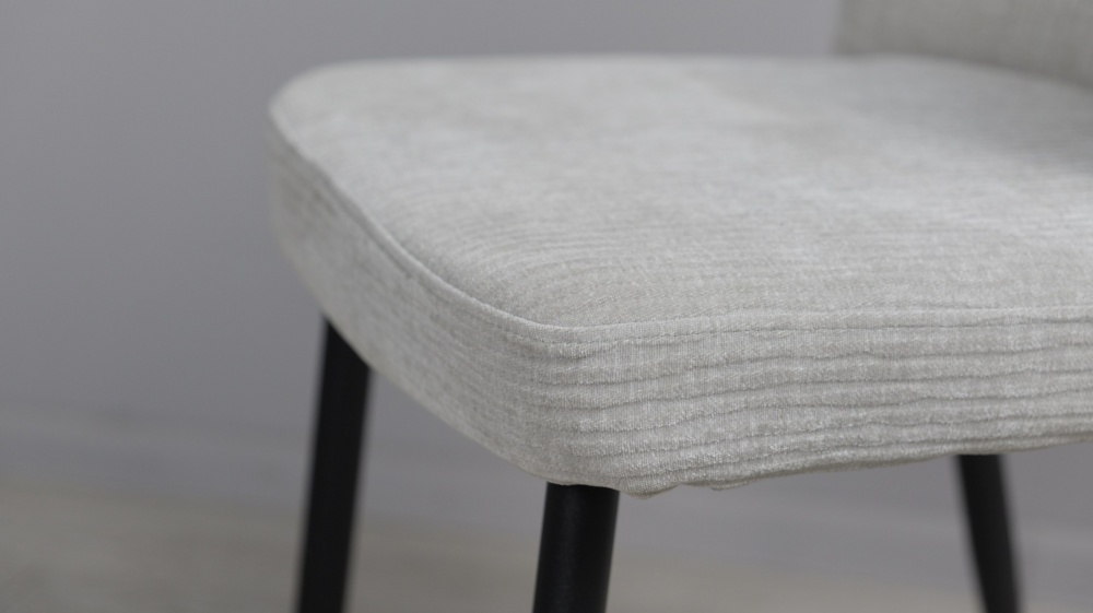 Стілець Prestol Кліф 500х570х820 мм сірий / чорний