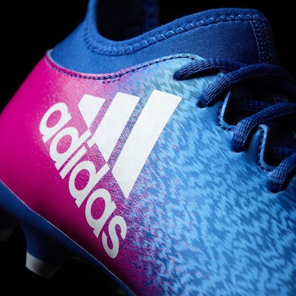 Бутси Adidas X 16.3 FG BB5641 р. UK 7 блакитний