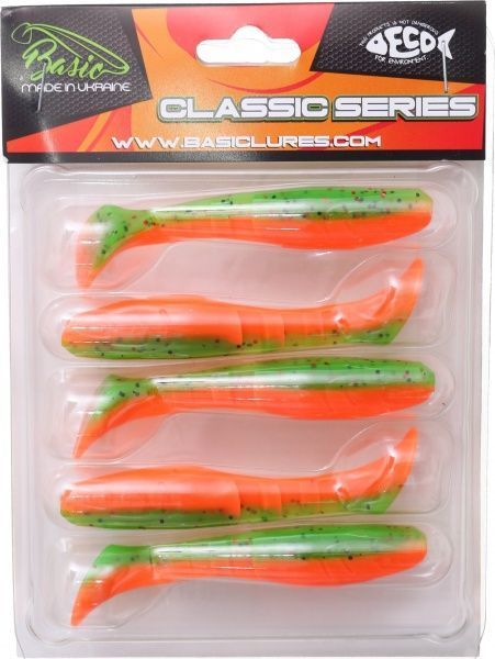 Приманка рыболовная Basic Lures 75 мм 5 шт. CLASSIC SHAD 3 зеленый