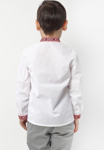 Сорочка-вишиванка Гармонiя Остап р.140 білий із червоним 