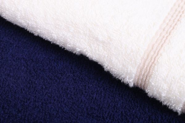 Набір рушників Modern 2 шт. айворі/ темно-синій 