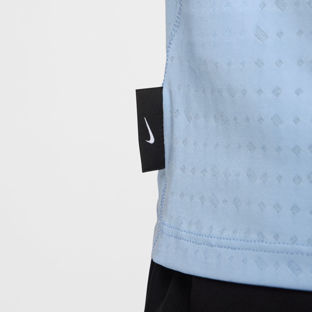 Футболка Nike M NP BREATHE SLIM SS TOP HJ4055-422 р.XL голубой