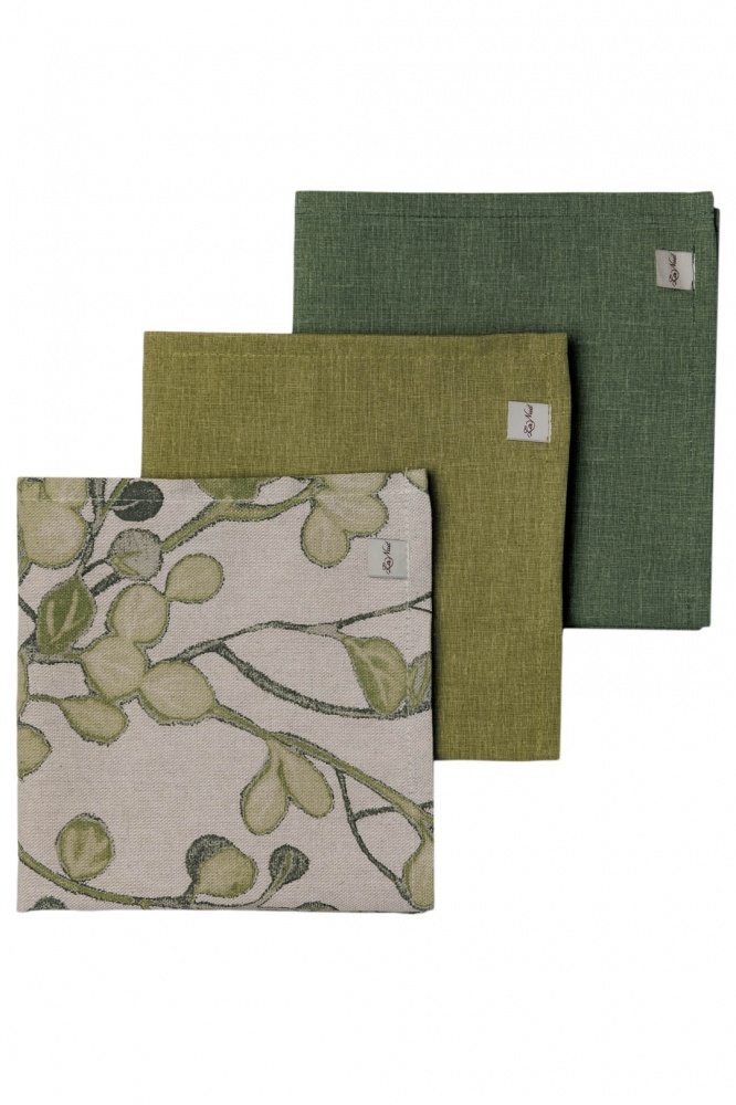 Серветка La Nuit БОТАНІКА зелена 40x40 см