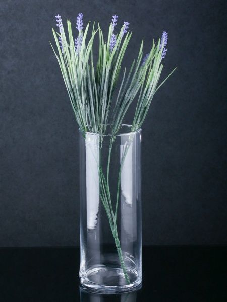 Ваза стеклянная прозрачная Цилиндр 10х25 см Wrzesniak Glassworks