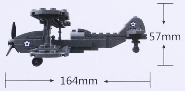 Конструктор Shantou Military Series Літак C1458404/6