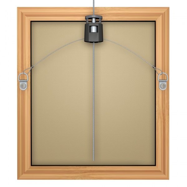 Комплект крючков для подвеса картин Micro Grip до 20 кг черный Artiteq