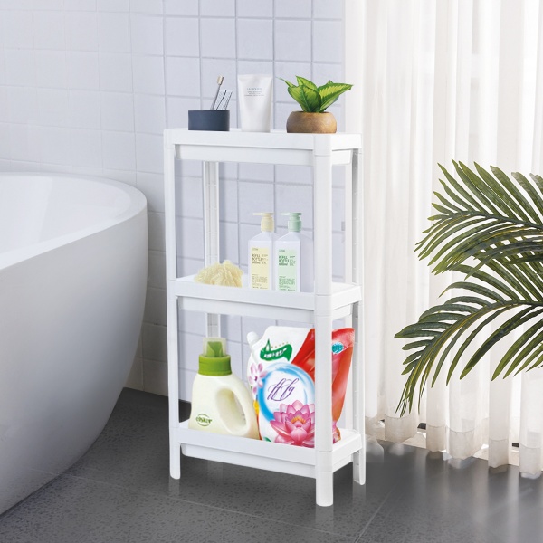 Етажерка MVM 3-рівнева FH-22/3 700х360х230 мм білий