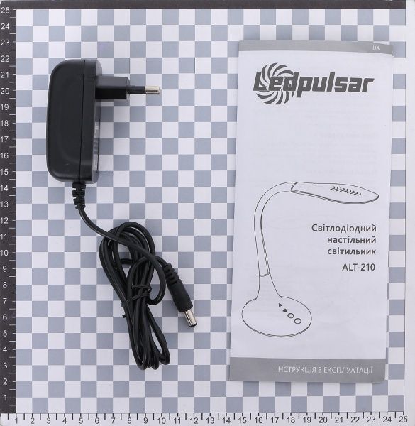 Настільна лампа офісна LedPulsar 9 Вт срібний ALT-210S 