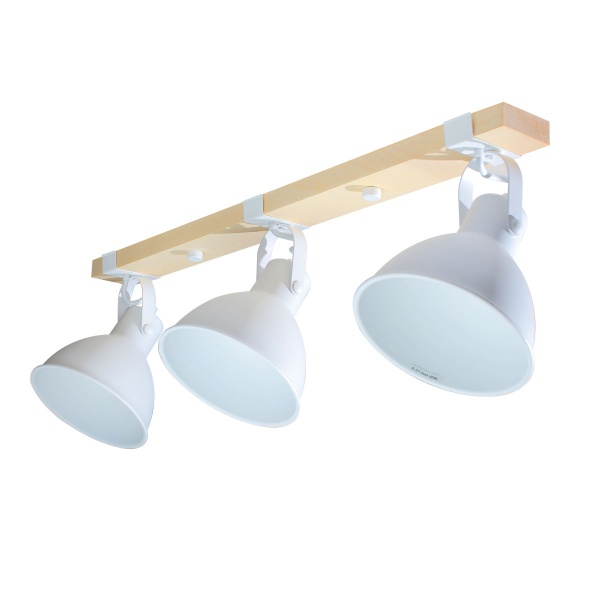 Спот Светкомплект Wooden AP 7119 3x40 Вт E27 белый 