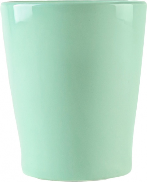 Горщик керамічний круглий 1,6 л зелений (DH-FLOWERS-29 GREEN) 