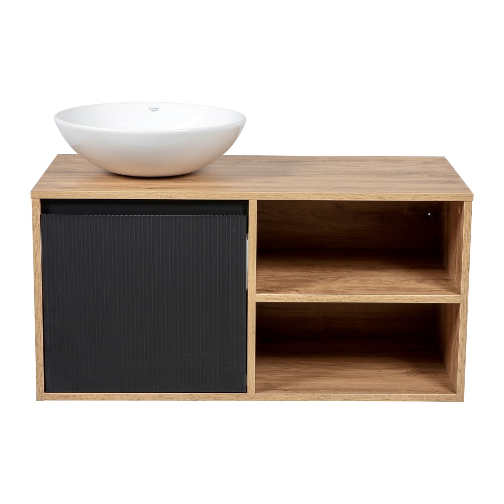 Тумба подвесная Aqua Rodos Мадрид 100 см с умывальником Zero