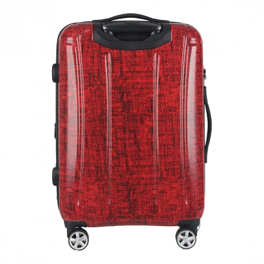 Чемодан Compass №900 S бордовый 37,5x24,5x55 см