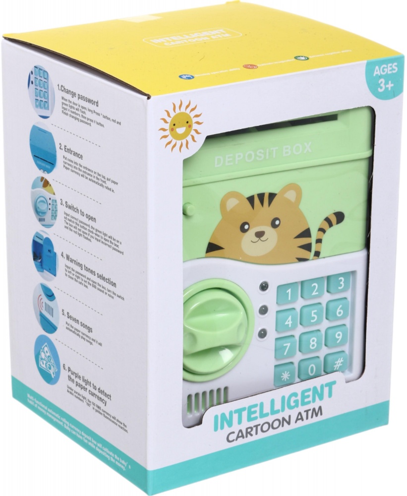 Сейф ігровий Cartoon Mini зелений MX0275090