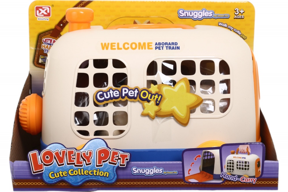 Игровой набор Xin Le Tong Pick me собачка в корзине 4 аксессуара MC231207