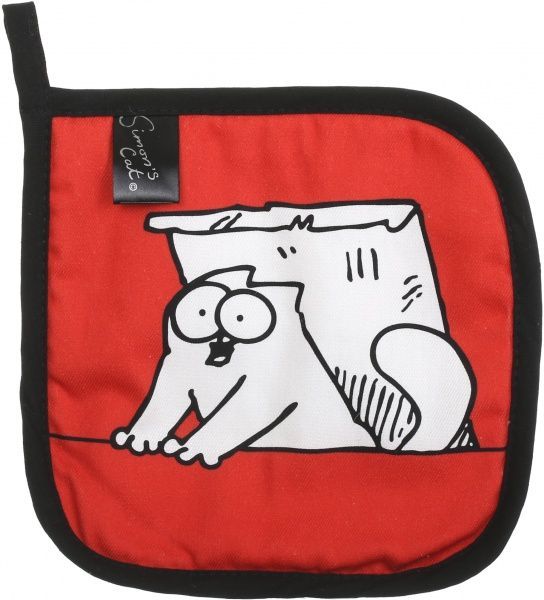 Прихватка кухонна 2251960277010 21x21 см червоний Simon's Cat 