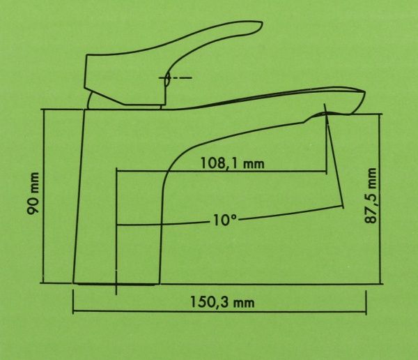 Смеситель для умывальника Scandispa Inari FF35320-6