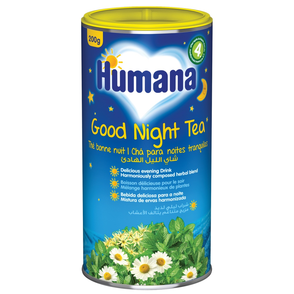 Дитячий чай Humana від 4 міс розчинний Good Night 200 г