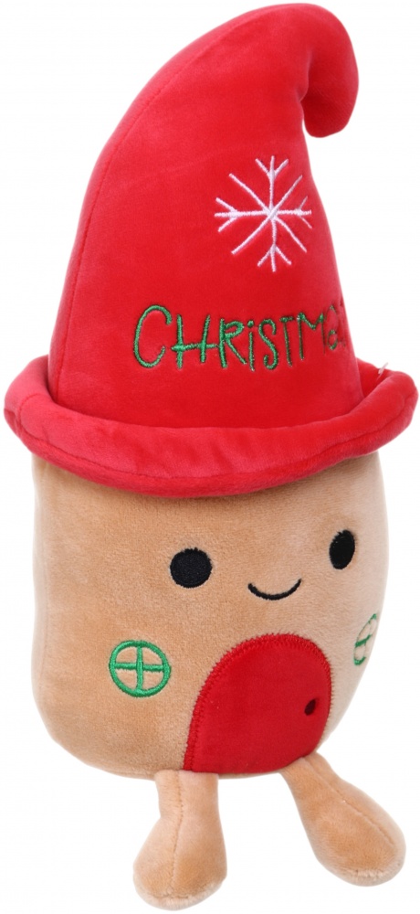 М'яка іграшка HW Різдвяна Хатинка 26 см бежево-червоний DT251286-10.5