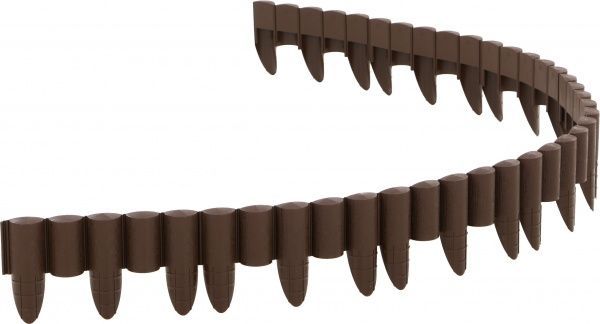 Ограждение для газона Cellfast ECO коричневая 2,4 м