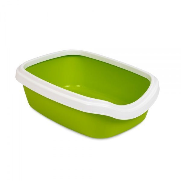 Туалет Природа для кошек Comfort M 41х30х13.5, лайм