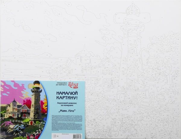 Картина за номерами Маяк Літо Rosa Start 