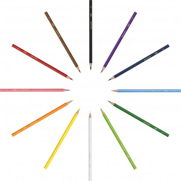 Карандаши цветные 12 шт. Evolution Aquacouleur BIC