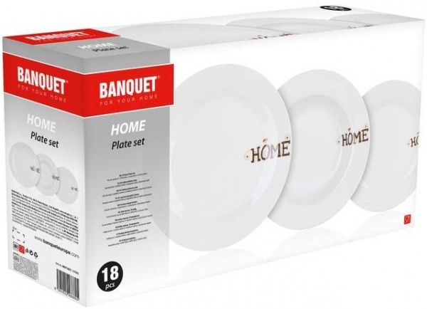 Сервиз столовый на 6 персон Home 18 предметов Banquet
