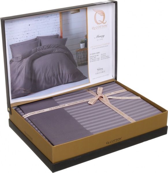 Комплект постельного белья 2.0 серый MOSY LINE 