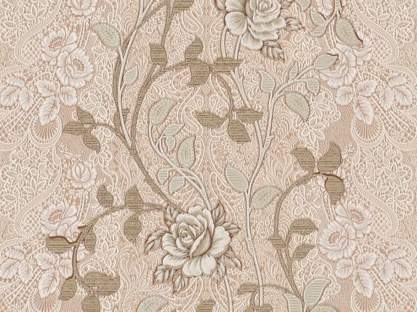Обои виниловые на бумажной основе Славянские обои Comfort Романс 5680-05 0,53x10,05 м 
