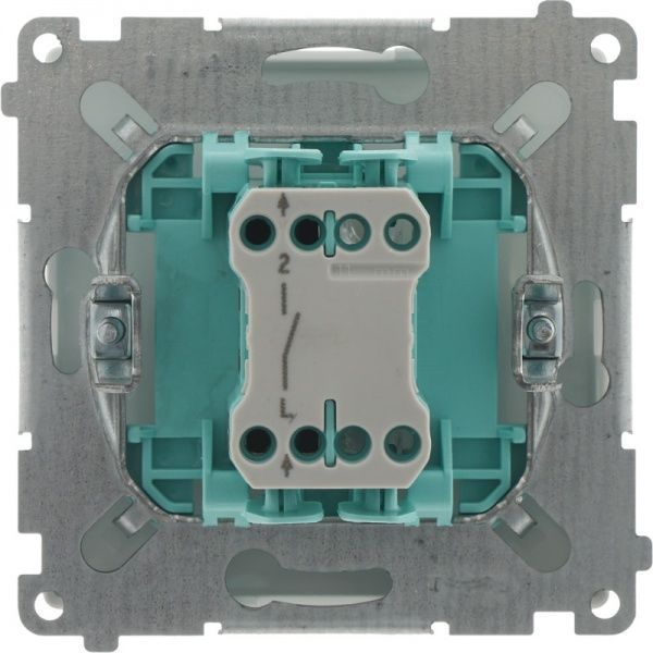 Вимикач одноклавішний Simon Basic без підсвітки 10 А 250В білий BMW1.01/11