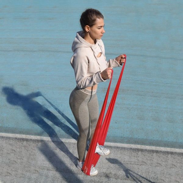 Стрічка-еспандер Power System червона PS_4122_Red