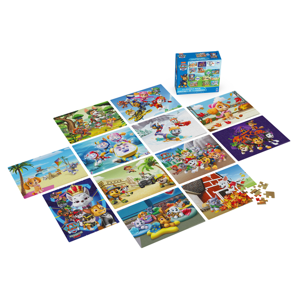 Набір пазлів Spin Master 12 в 1 «Цуценячий патруль» SM98343/6041049