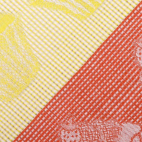 Рушник кекси 49x70 см Білоруський льон жовтий 