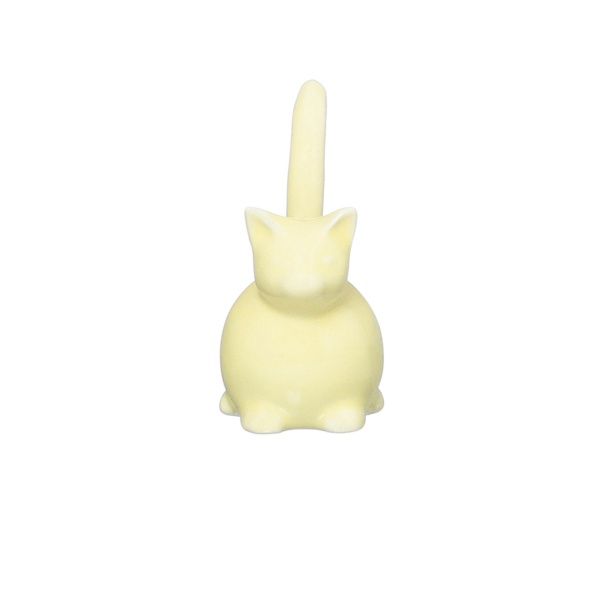 Подставка для украшений Котенок желтый 