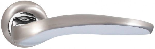 Ручка на розетке Comit Grand R59 51456 матовый никель/полированный хром