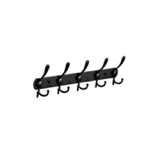 Вішалка з гачками Trento чорний матовий 60988