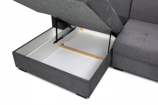 Диван кутовий VECTOR Ріо лівий сірий 2590x1570x1050 мм