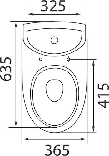 Унітаз-компакт Kolo Runa з сидінням Soft-Close Click2Clean