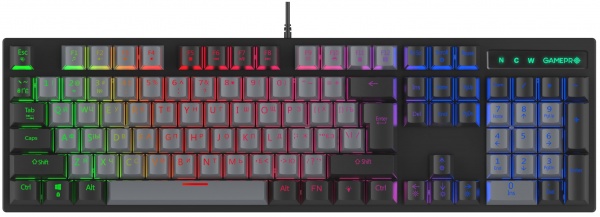 Клавіатура ігрова GamePro (MK105B) black 