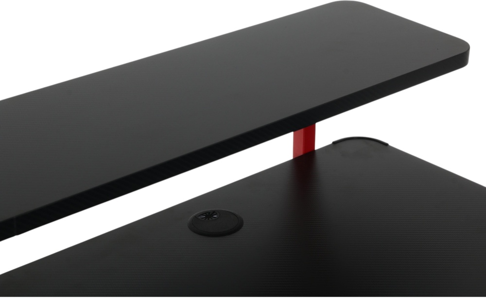 Стіл комп'ютерний чорно-червоний CT-N2338D