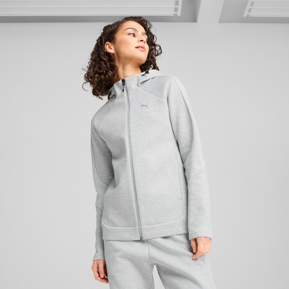 Джемпер Puma EVOSTRIPE FULL-ZIP HOODIE DK 68505004 р.M сірий