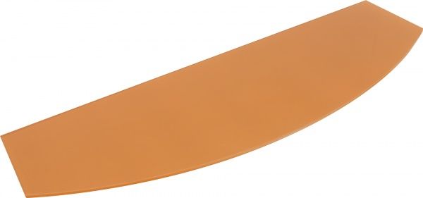 Полиця скляна арка 750x250 мм коричневий 