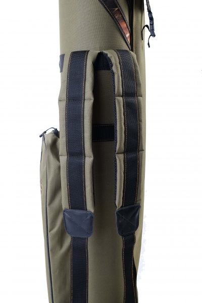 Чехол для удилища KENT&AVER 145 см двухсекционный полужесткий №2 зеленый