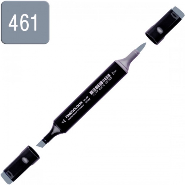 Маркер спиртовой FINECOLOUR EF102-461N резкий серый 