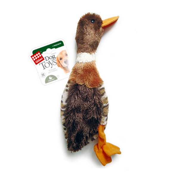 Игрушка для собак GiGwi Утка с пищалками Plush 32 см