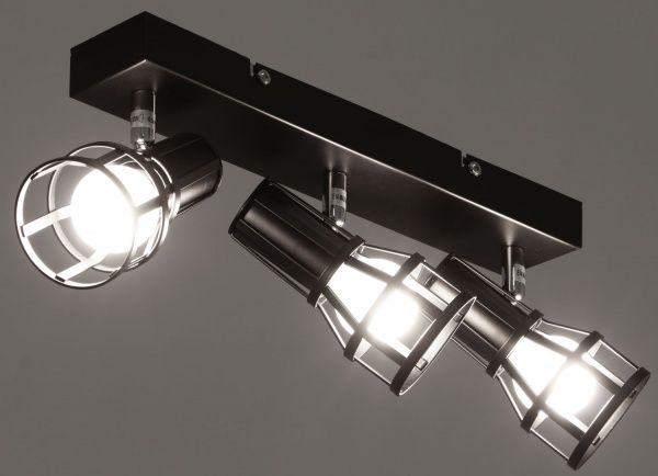 Спот Rabalux Aria 5960 3x15 Вт E14 чорний 