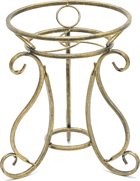 Подставка для растений Ferrum Decor 29х28x35 см античное золото 