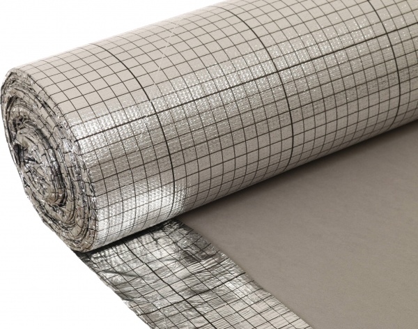 Подкладка Top Star Silent floor eva с фольгой 10000х1000х1,5 мм (рул.10 кв.м) 