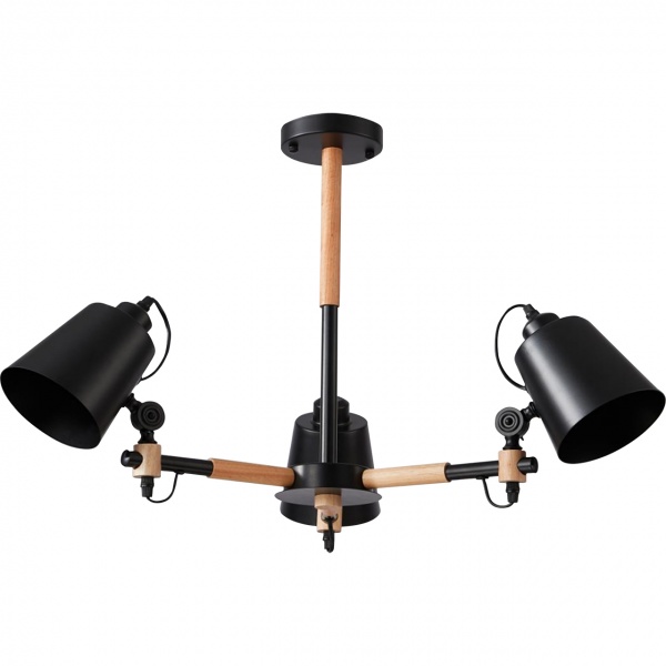 Підвіс Hopfen LOFT LTR 3x40 Вт Е27 дерево світле 